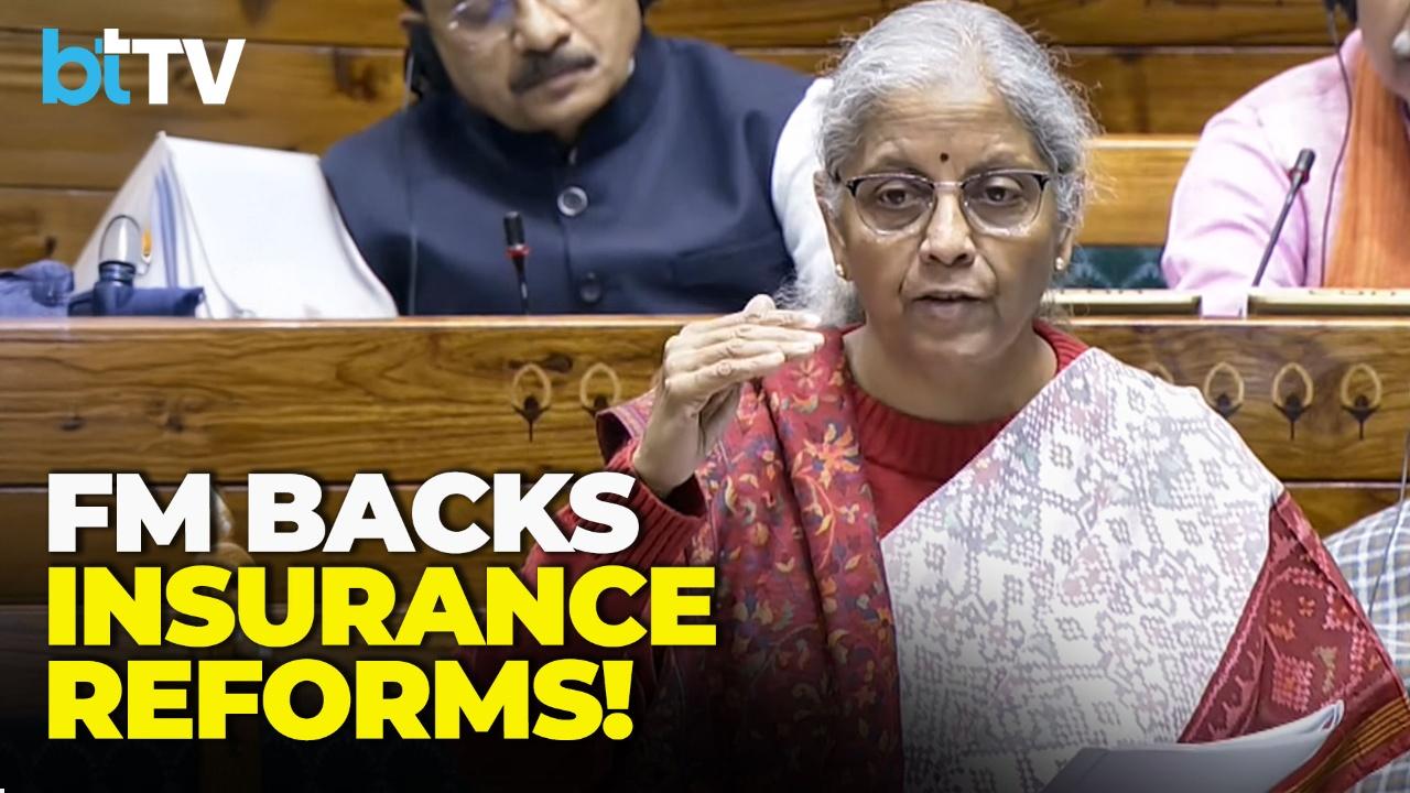 FM Sitharaman Defends Insurance Reforms, Says PSU Insurers Stronger, FDI Boosts Growth