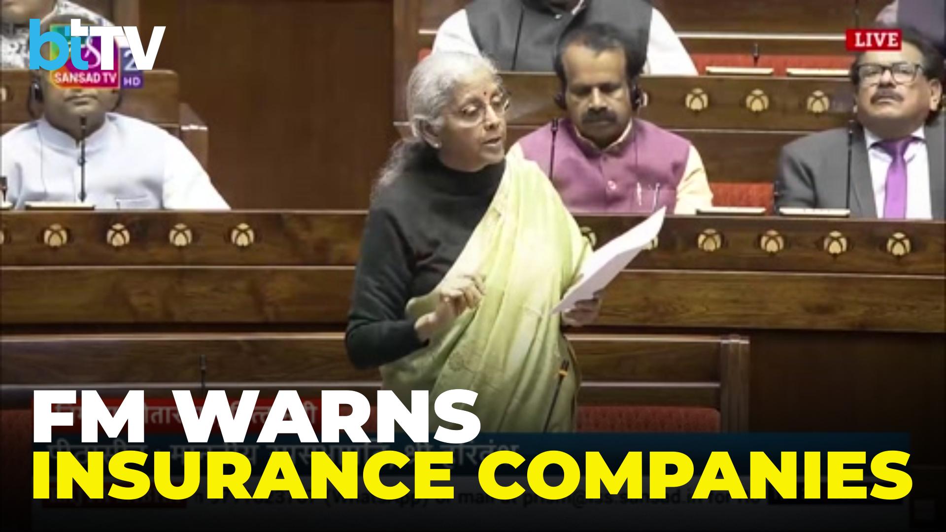 “No Runaway Profits”: Sitharaman Explains How Insurance Rules Protect Policyholders
