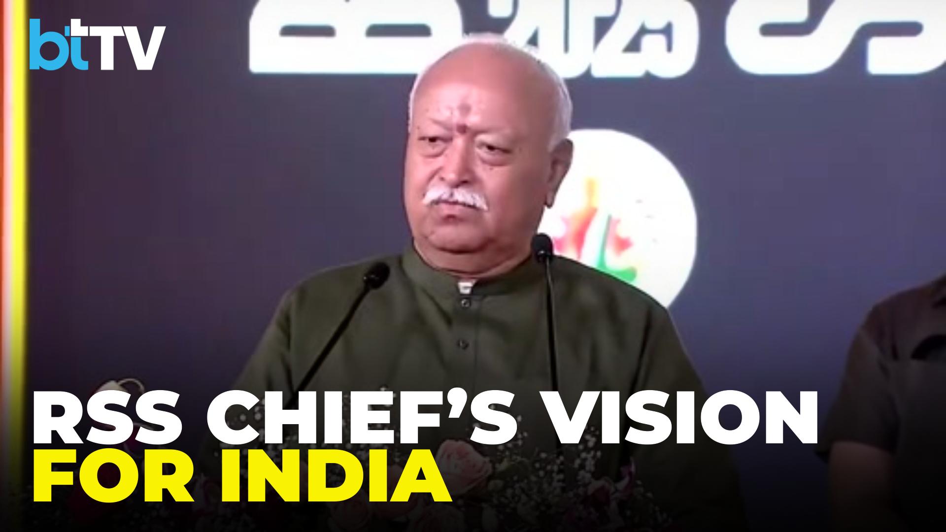India Destined To Grow, Must Rise As Both Global Power And Vishwa Guru: Mohan Bhagwat