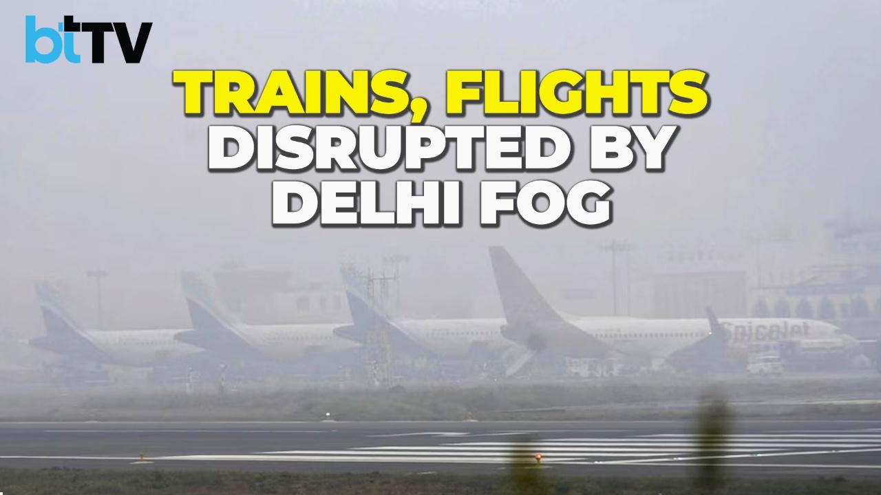 Ground Report: Dense Fog Disrupts Delhi Flights, 100+ Trains Delayed As Pollution Peaks