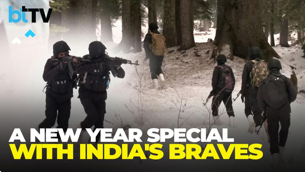 BSF Jawans Brave Sub-Zero Cold To Guard LoC As Nation Rings In New Year