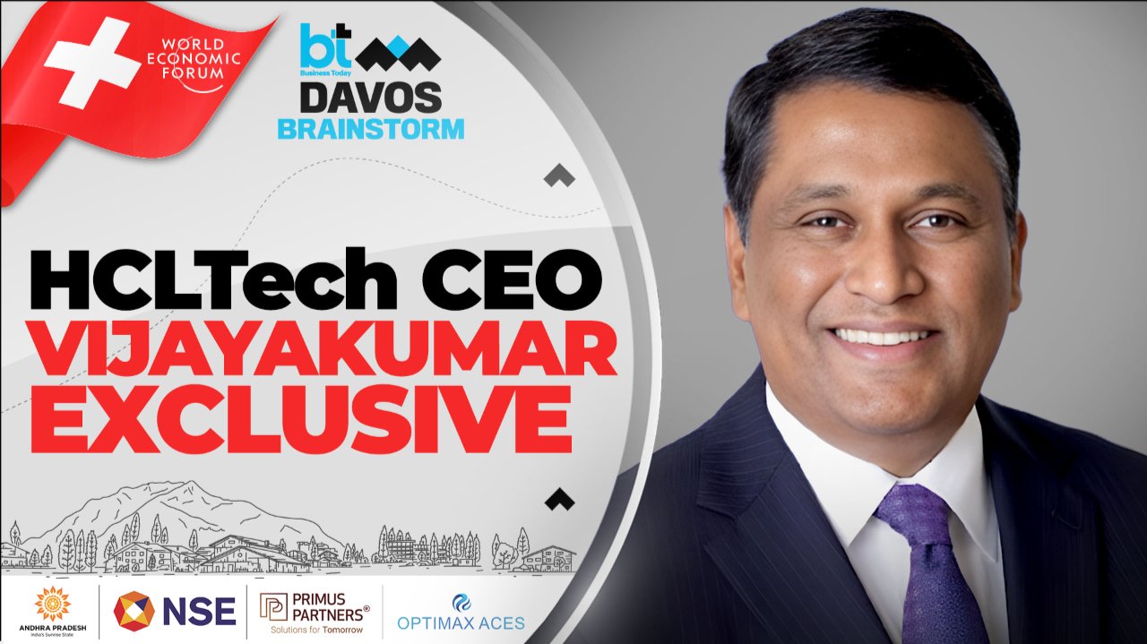 #BTDavos2026 LIVE: Is AI Rewriting Global Tech Leadership? HCLTech CEO Vijayakumar Answers