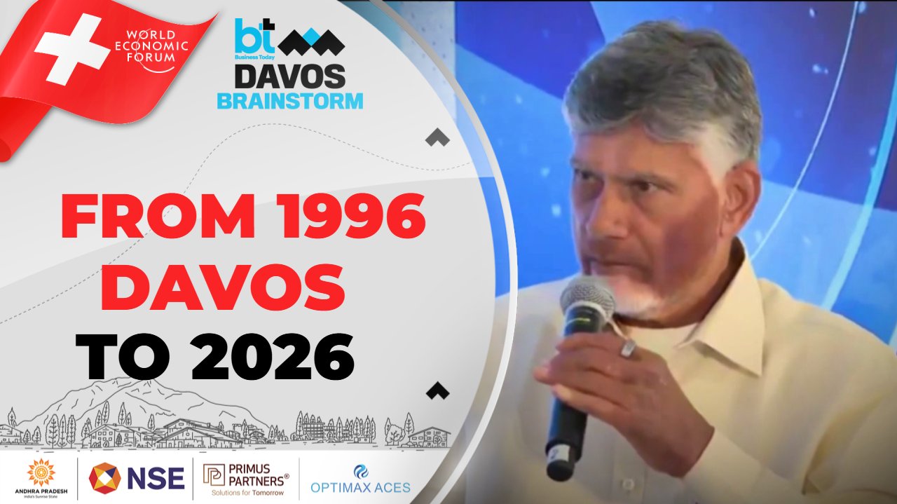 #BTDavos2026| N. Chandrababu Naidu: From 1996 Davos To 2026, India Is Now Globally Recognised