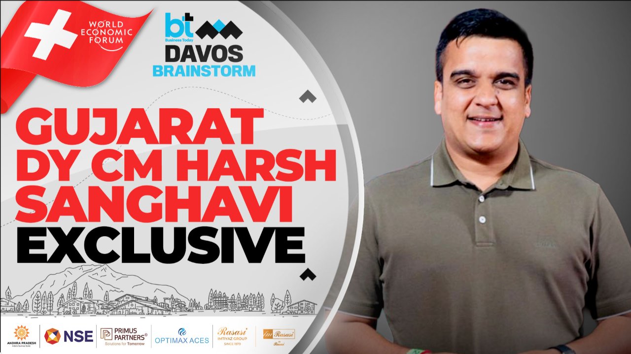 #BTDavos2026 LIVE: Gujarat Deputy CM Harsh Sanghav