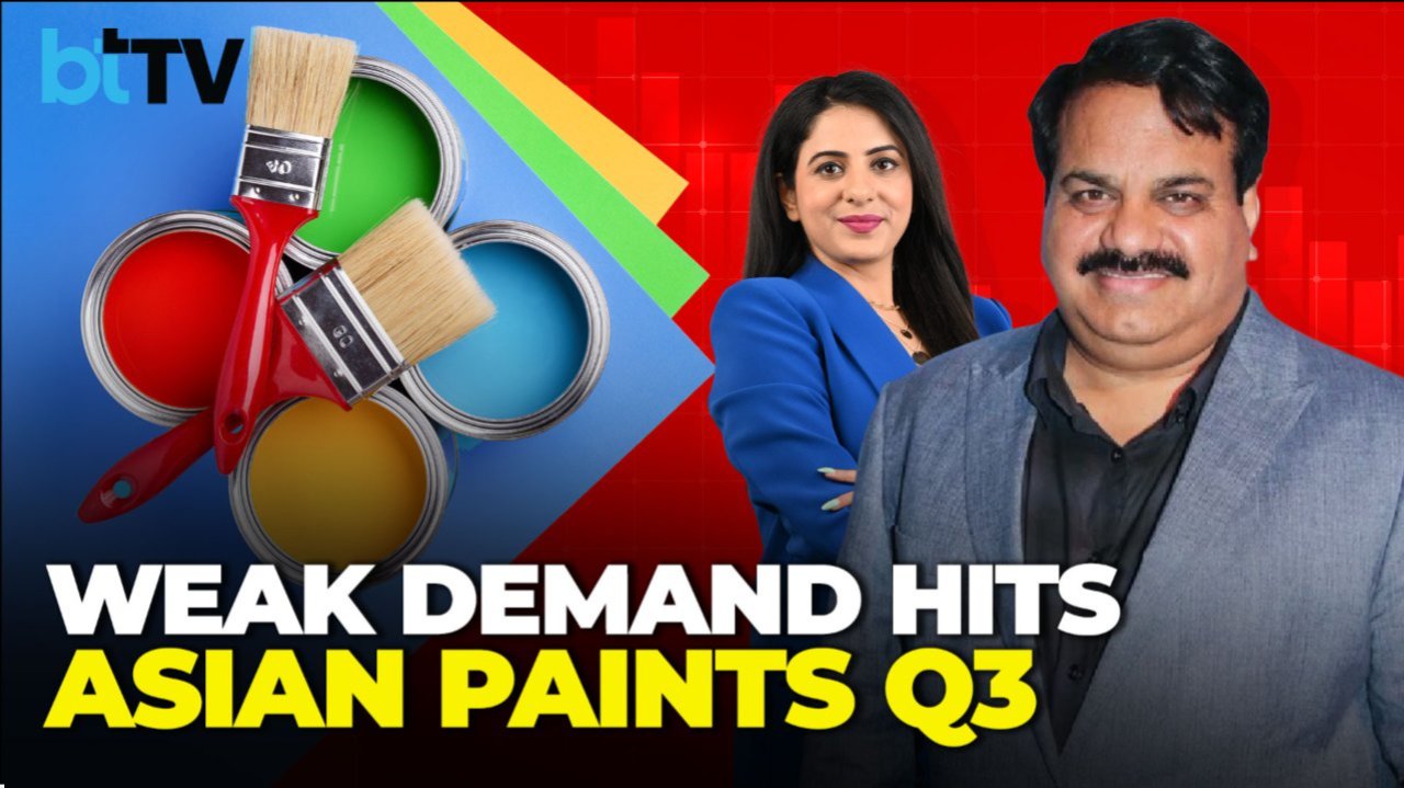 Asian Paints Q3 Results: Volume Fell 7%; Profit Takes A Hit, Revenue Grows Modestly