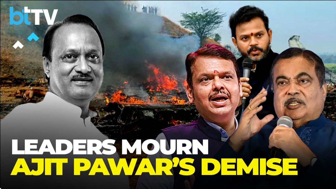 Devendra Fadnavis And Nitin Gadkari Mourn Ajit Pawar’s Demise After Tragic Baramati Plane Crash