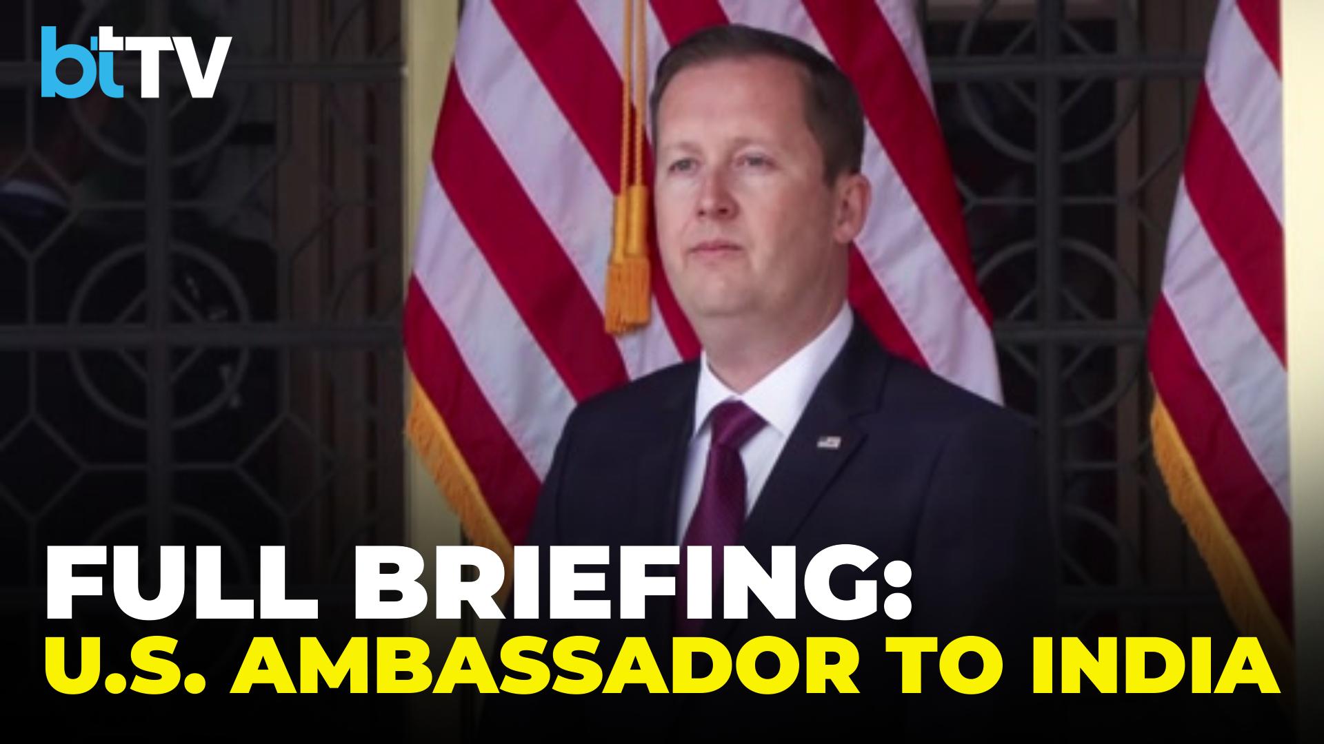 Newly Appointed U.S. Ambassador Sergio Gor Press Briefing In Delhi | Tariffs, Trade & Strategic Ties