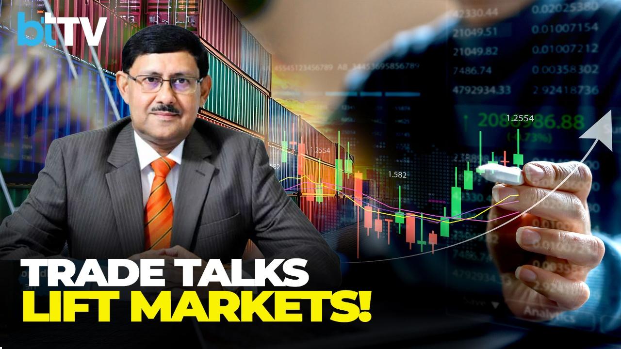 Markets Gain on India&ndash;US Trade Talk Hopes; Export Stocks in Focus