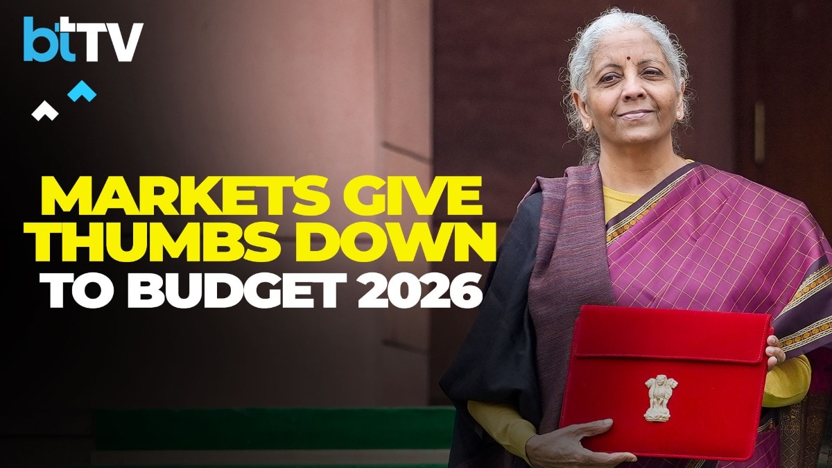 STT Hike Sparks Selloff As Sensex, Nifty Plunge Nearly 2% After Budget 2026 Announcement