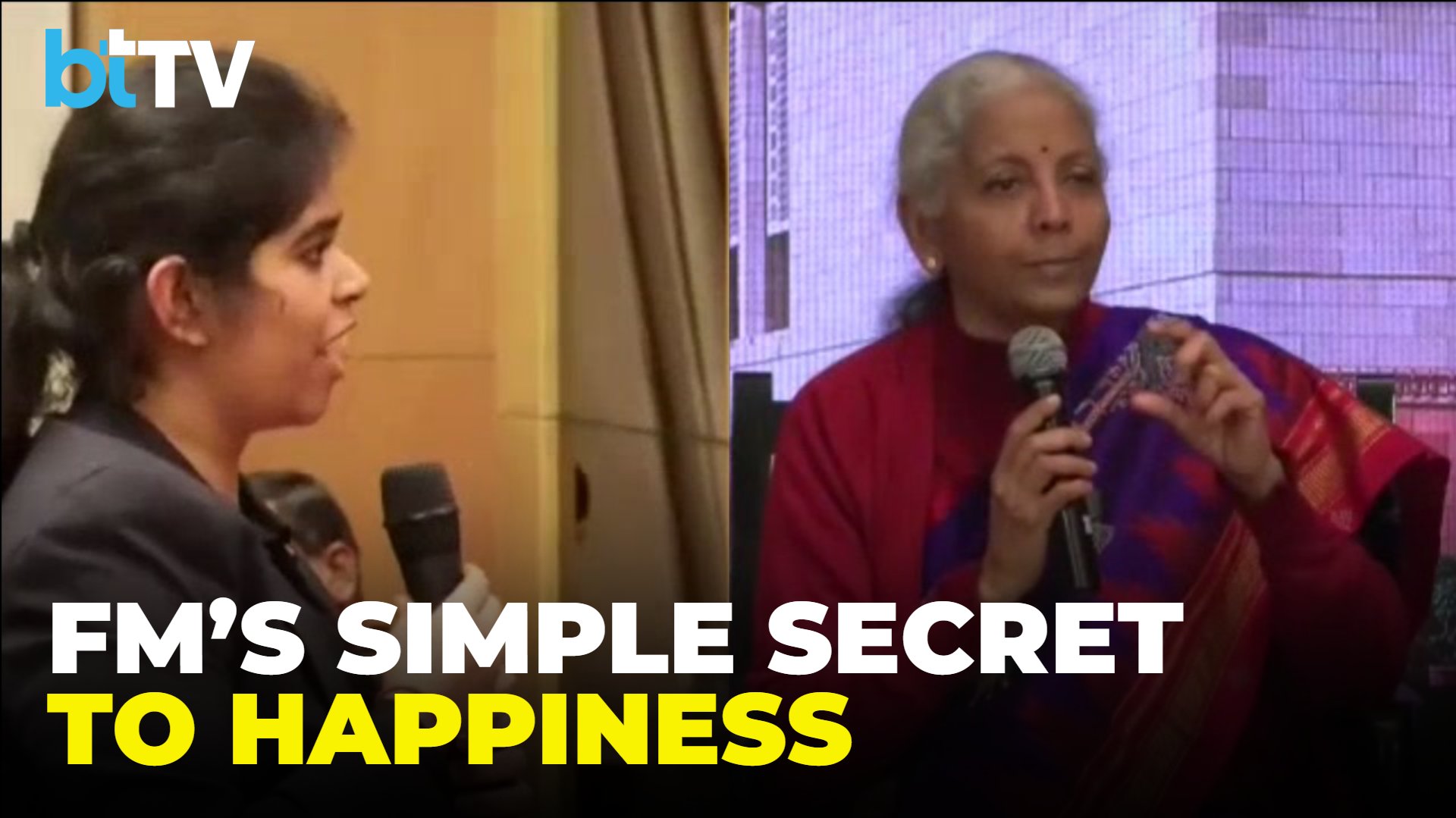 FM Ditches Budget Talk, Reveals What Makes Her Happy; Watch What She Says