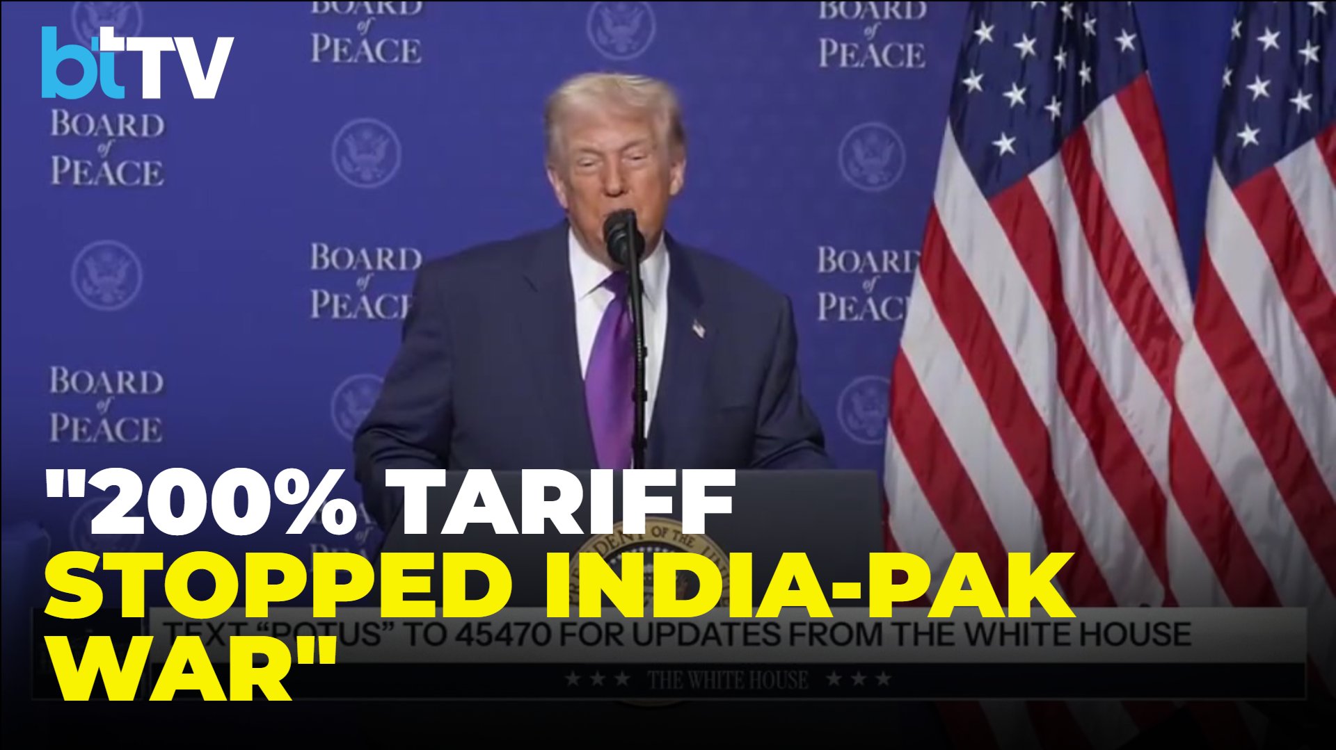 Trump Claims 200% Tariffs Forced India-Pak Peace, 