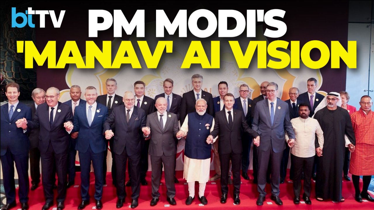 PM Modi Unveils MANAV AI Vision At India AI Summit