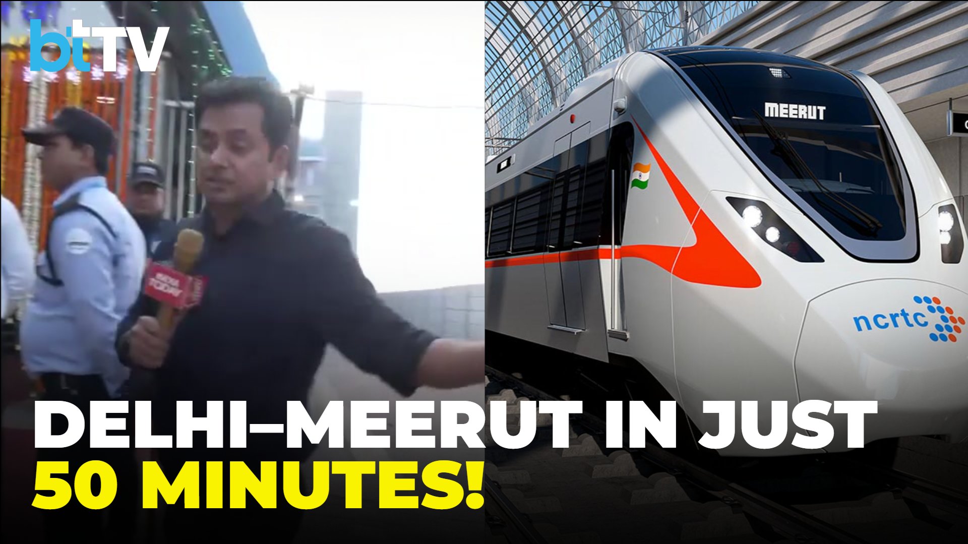 India’s Fastest Rail Revolution: Meerut–Delhi Commute In 50 Minutes On Shared Metro–RRTS Track