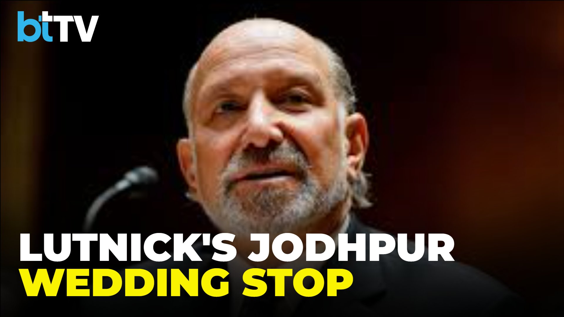 Howard Lutnick In Jodhpur For Billionaire Nikesh A