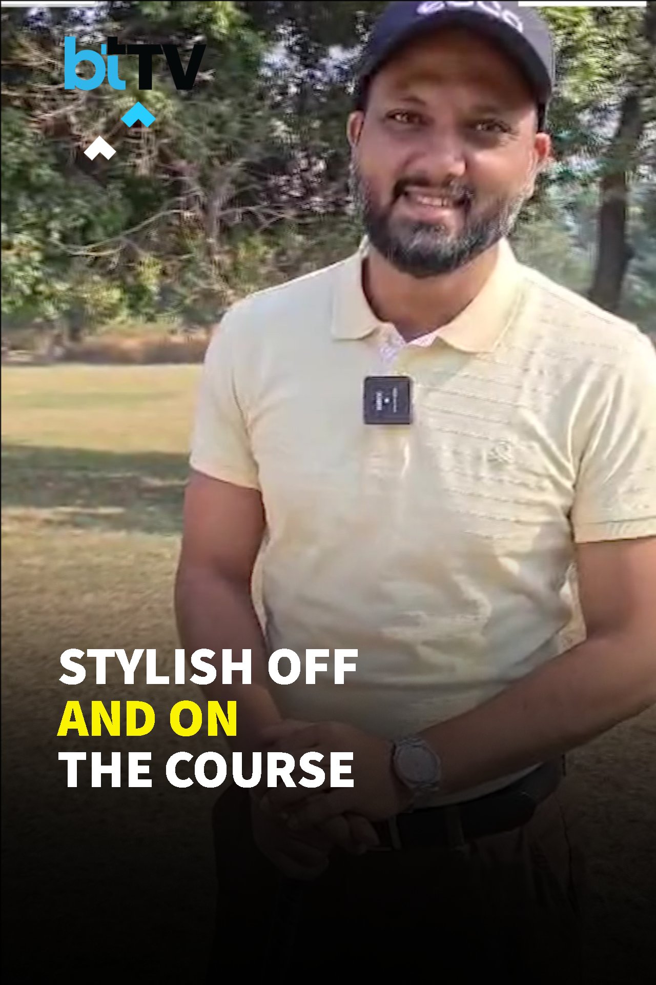 At BT Golf 25-26 In Chandigarh, There Are A Lot Of Fine Gentleman Golfing With ECCO Gears