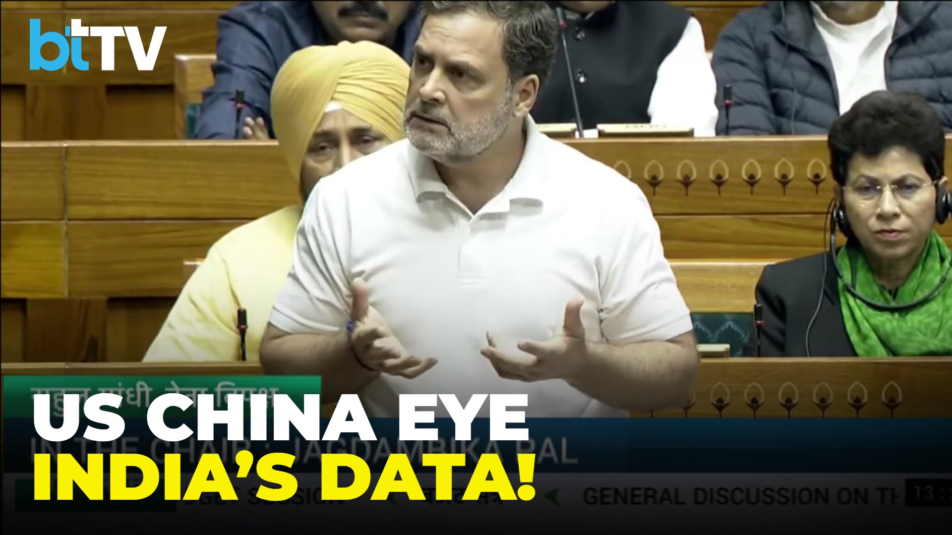 “Indian Data Is The Real Power In US-China War,” Rahul Gandhi’s Big Warning In Parliament
