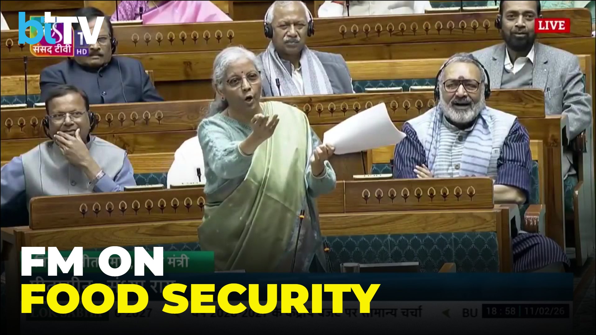 FM Defends Food Security Push, Cites ₹2.27 Lakh Cr Subsidy In Lok Sabha