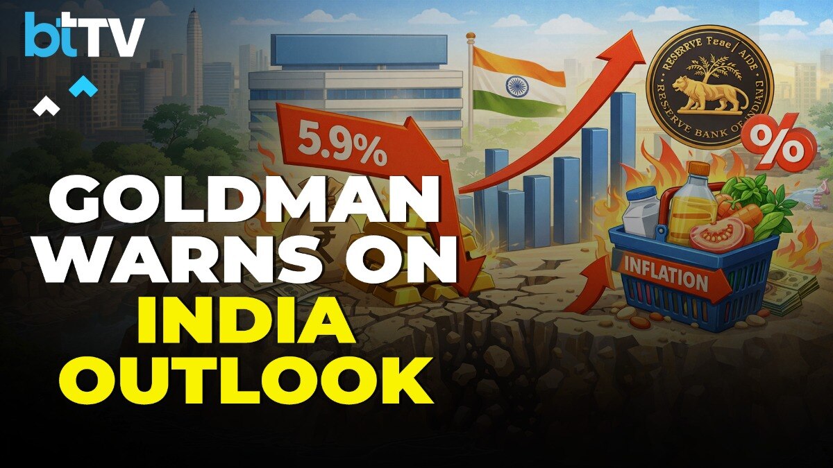 Goldman Sachs Cuts India GDP Forecast To 5.9%, Sees Inflation Rise And Possible RBI Rate Hike