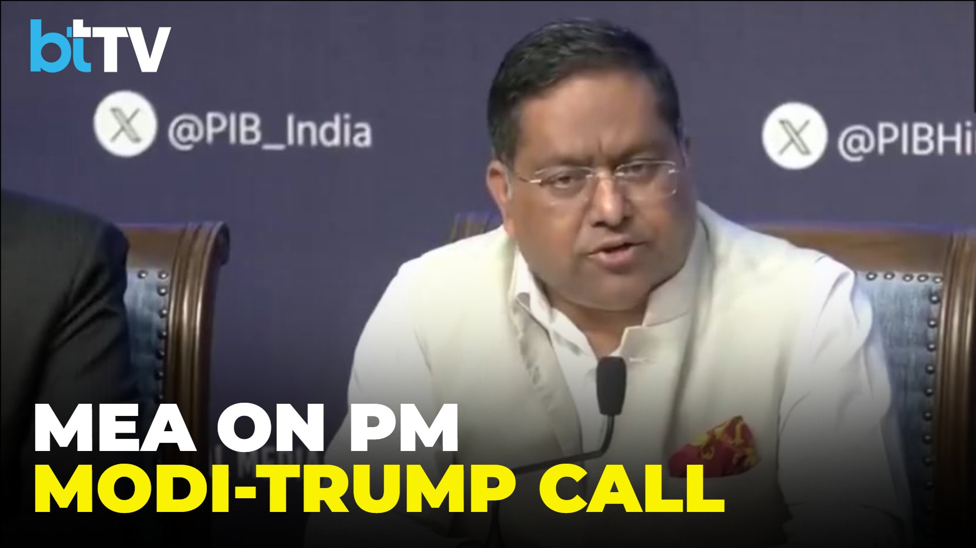 MEA Randhir Jaiswal Briefs On PM Modi–Trump Talks, Pushes De-Escalation In West Asia