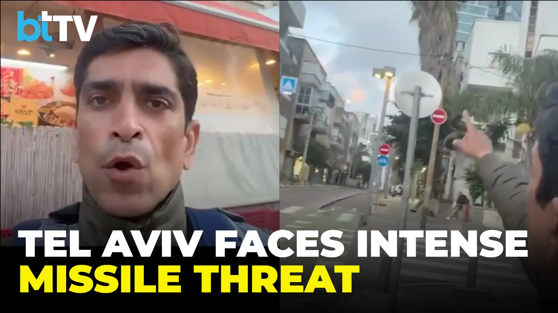 On Ground in Tel Aviv: Repeated Sirens and Missile Interceptions Mark Rising Tensions