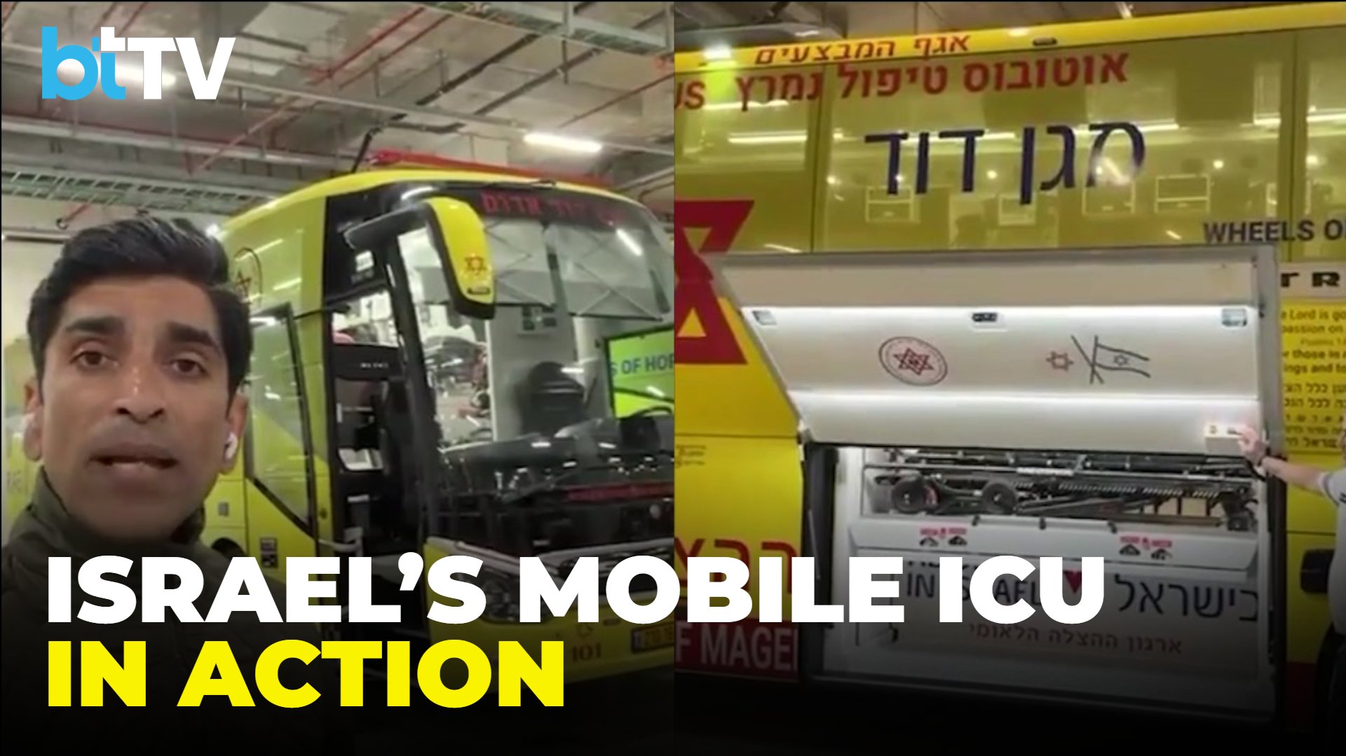 Ground Report: Inside Israel’s Mobile ICU Bus Saving Lives Amid War With Iran Escalation