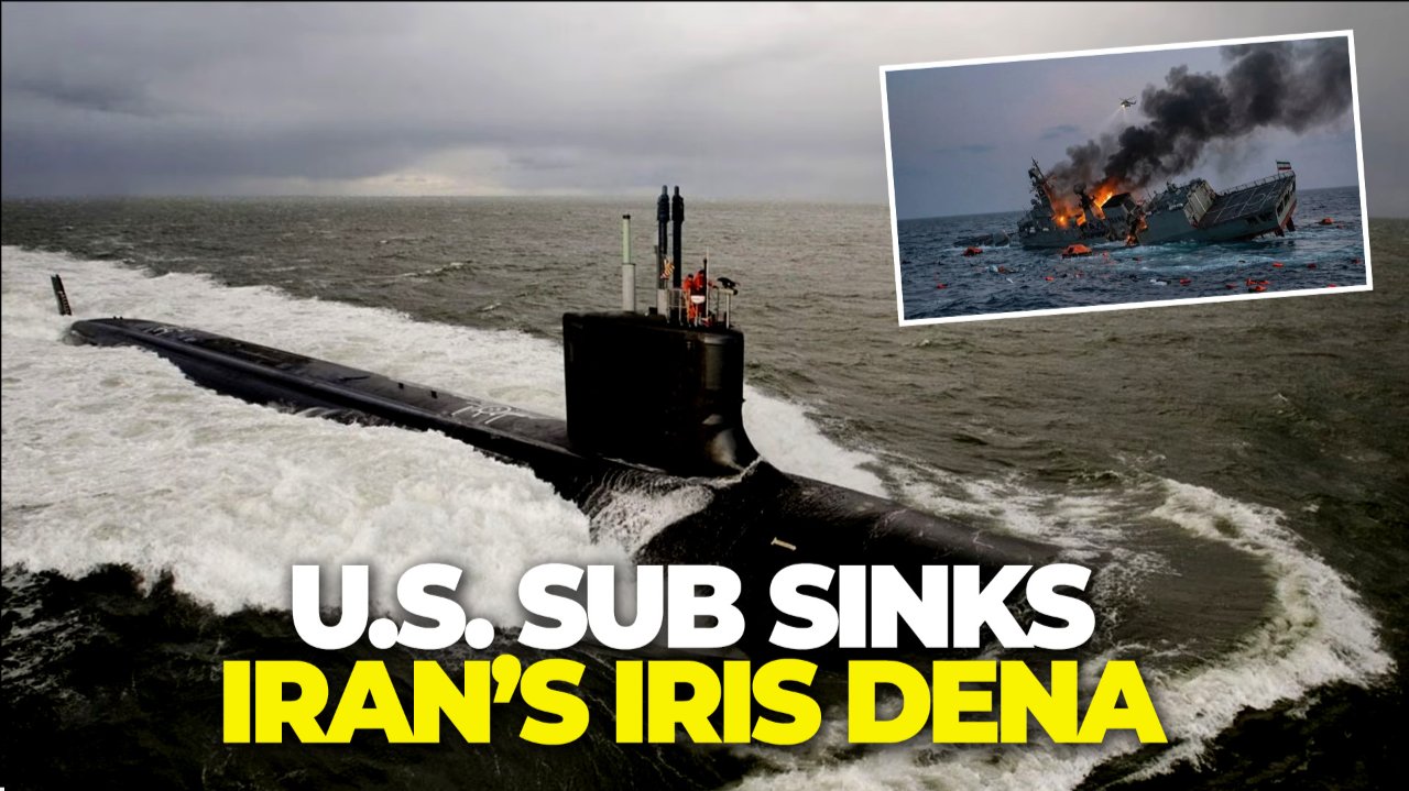 US Torpedoes Iranian Warship IRIS Dena Near Sri La