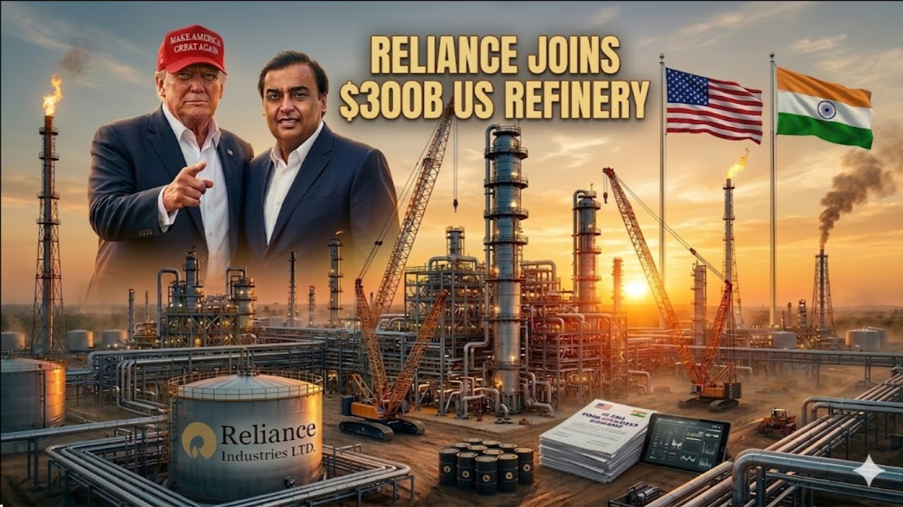 Reliance Joins $300B Texas Refinery Project Announced By Trump; 20-Year Fuel Deal Signed