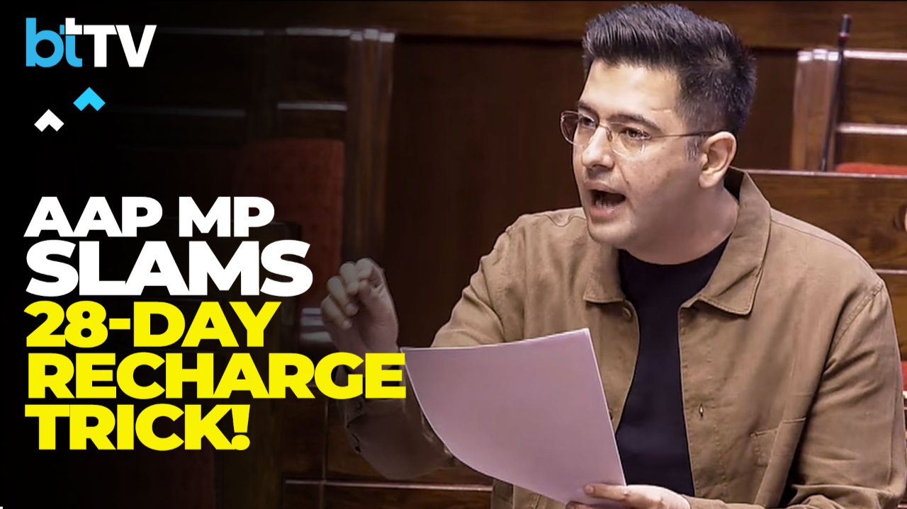 Raghav Chadha Questions 28-Day Recharge Cycle, Calls For Incoming Calls Protection For Prepaid Users