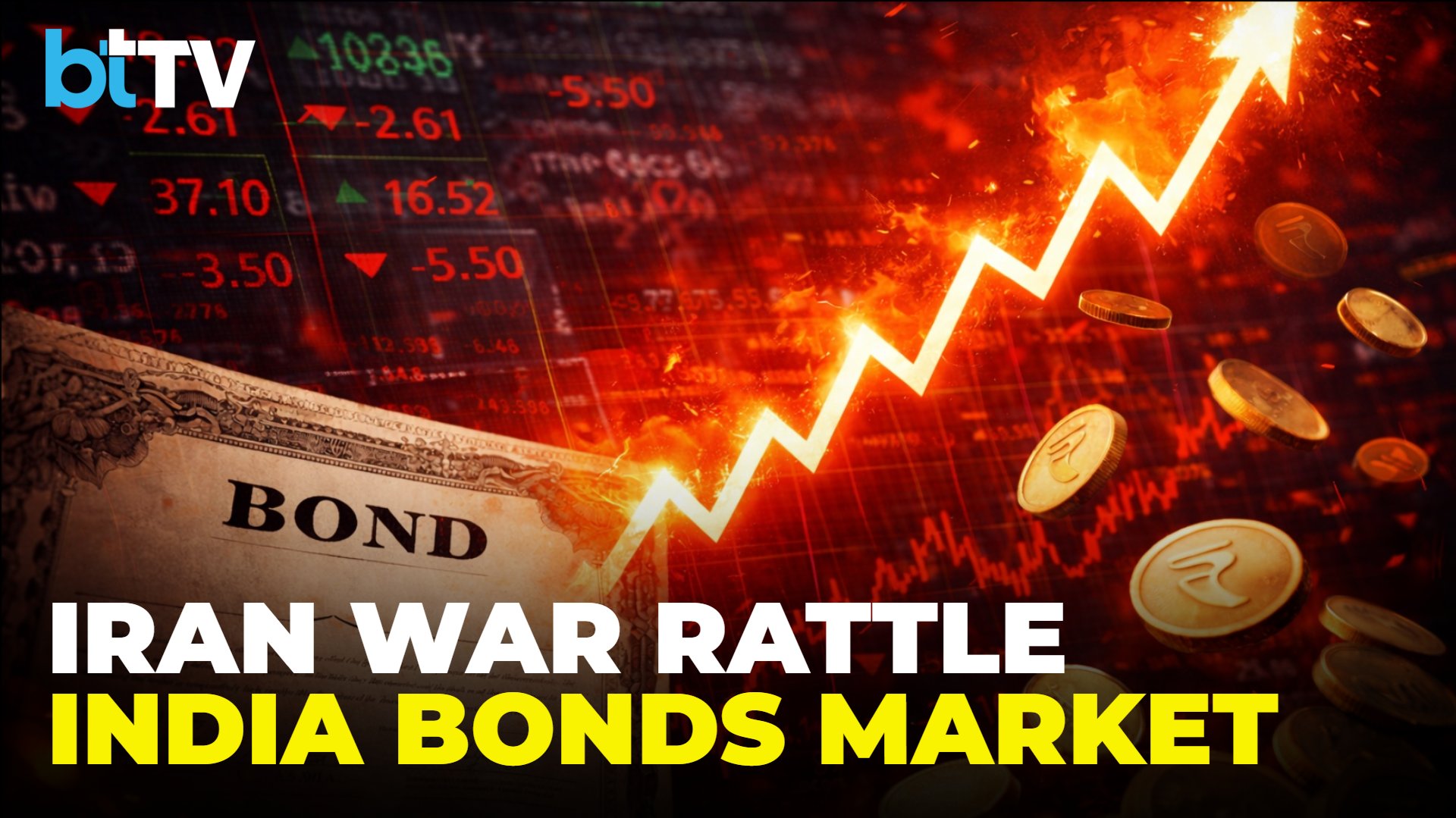 Bond Yields Rise As Crude Surge, Geopolitical Tensions Trigger Caution In Markets