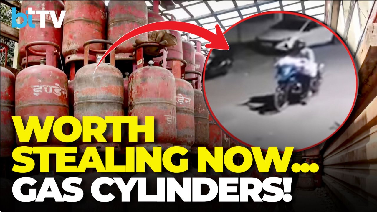 CCTV Shows LPG Cylinder Thefts In Bengaluru Amid Cooking Gas Supply Concerns