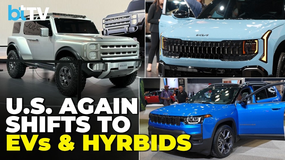 EV Push Returns At New York Auto Show Amid Sales Slump And Rising Fuel Prices