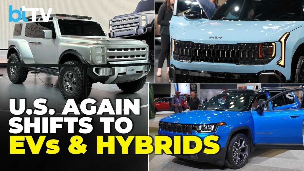 EV Push Returns At New York Auto Show Amid Sales Slump And Rising Fuel Prices