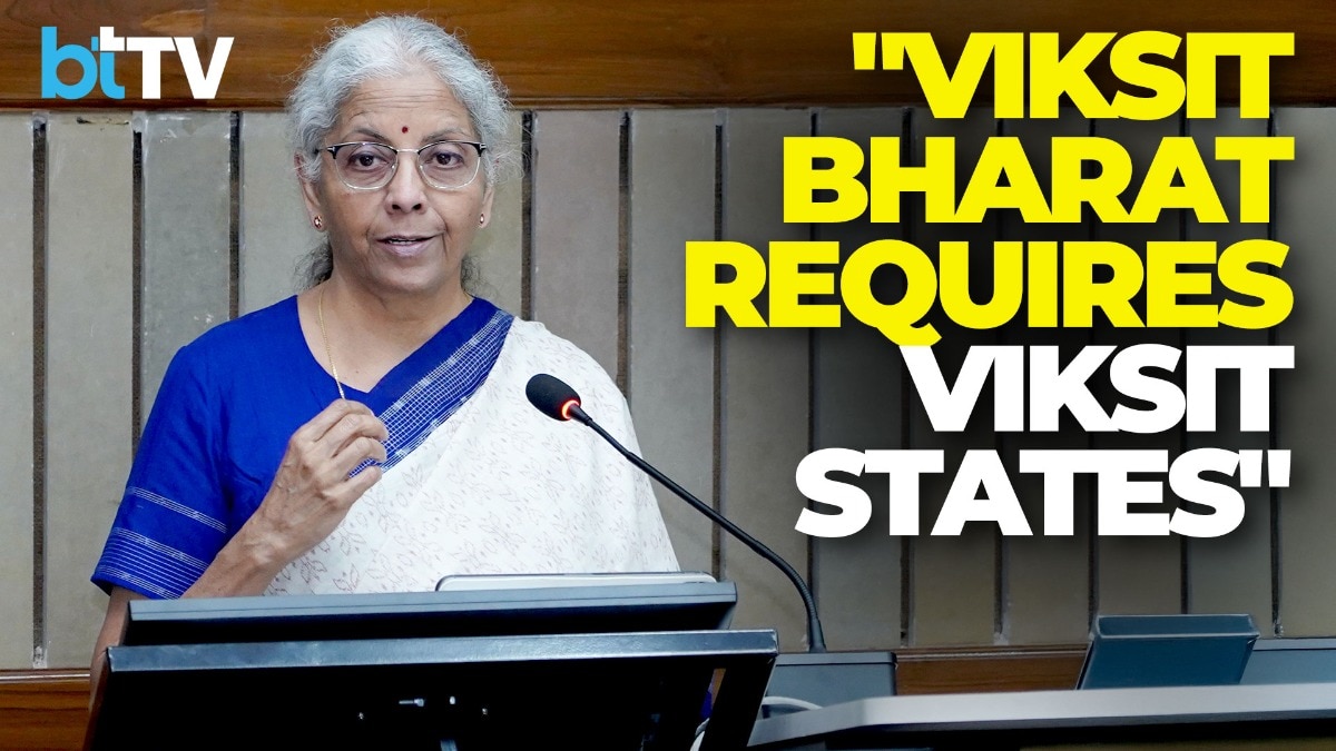 Viksit Bharat Goal Needs Stronger State Finances: Nirmala Sitharaman