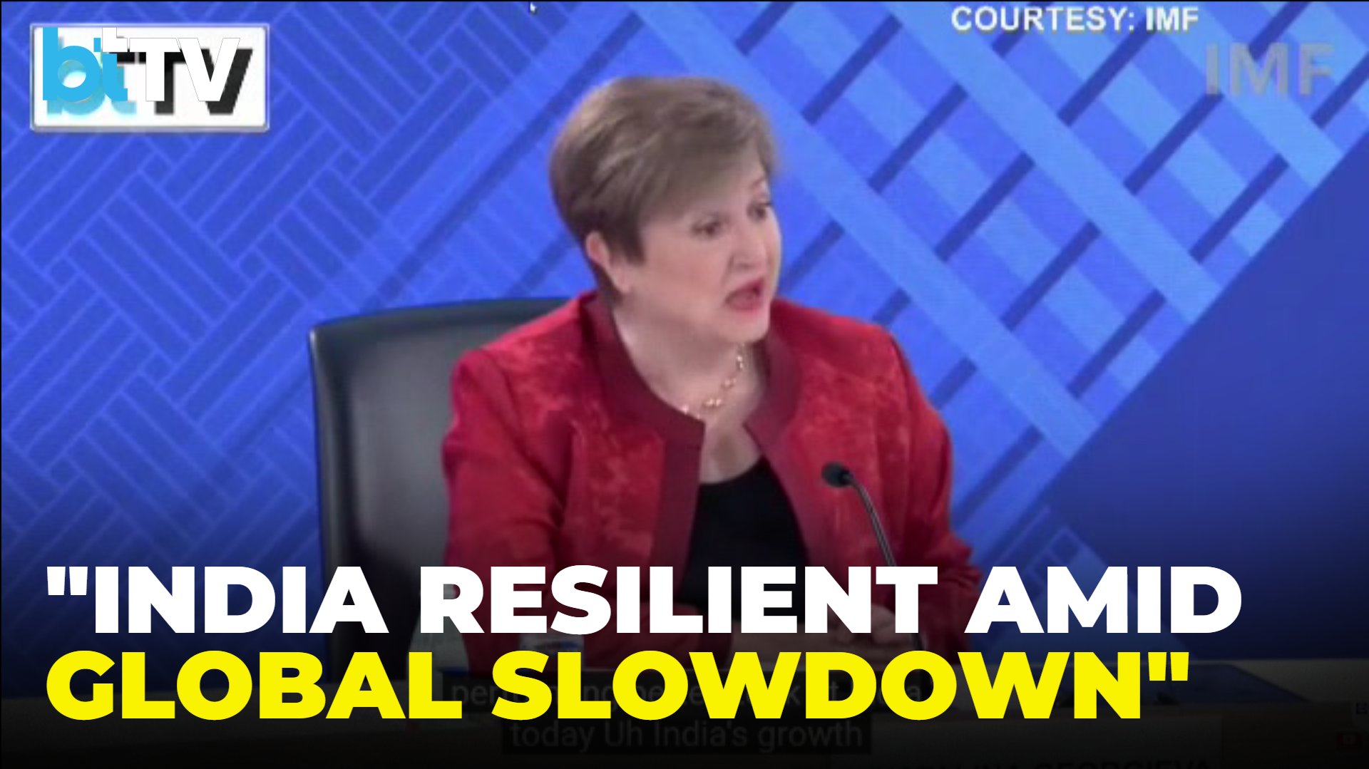 IMF Chief Kristalina Georgieva Says India Resilient As Global Growth May Slow To 2%