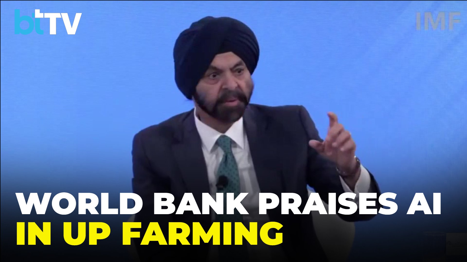 World Bank’s Ajay Banga Highlights AI Helping UP Farmers Detect Crop Disease Via Smartphones