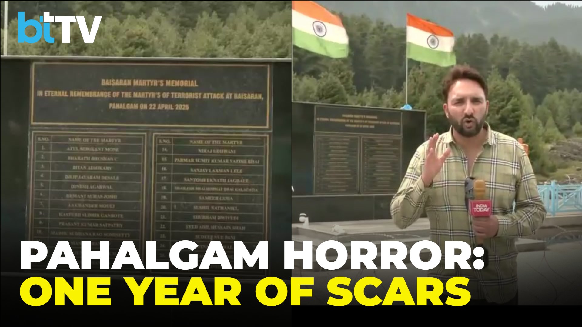 Pahalgam Terror Attack 1-Year Anniversary: Mir Fareed Reports From The New Martyrs’ Memorial Wall