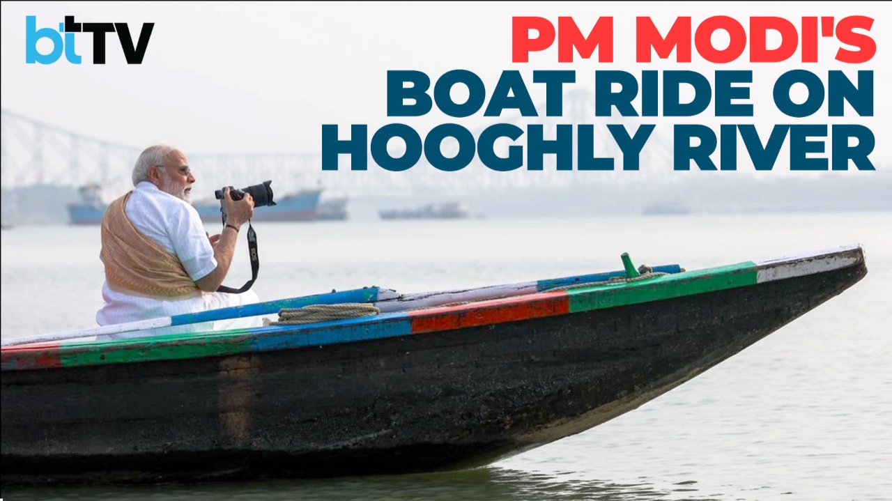 PM Modi’s Calm Boat Ride On Hooghly Turns Into Powerful Message For Bengal