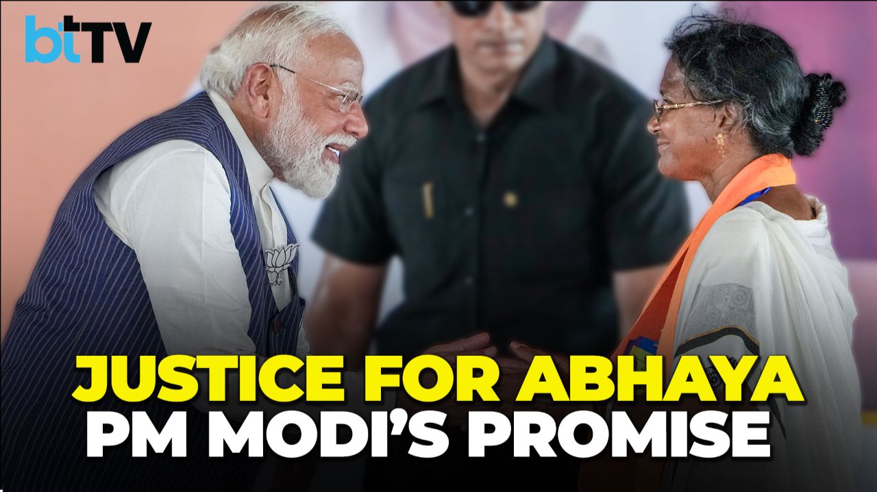 Emotional Show Of Strength: PM Modi Meets Abhaya’s Mother At Rally; Vows To End 'Jungle Raj'