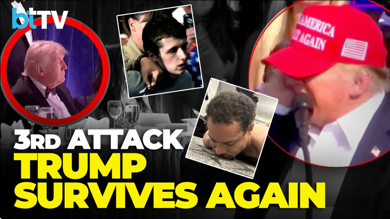 3rd Attack In 2 Years: Trump Survives Chilling WHCD Assassination Attempt