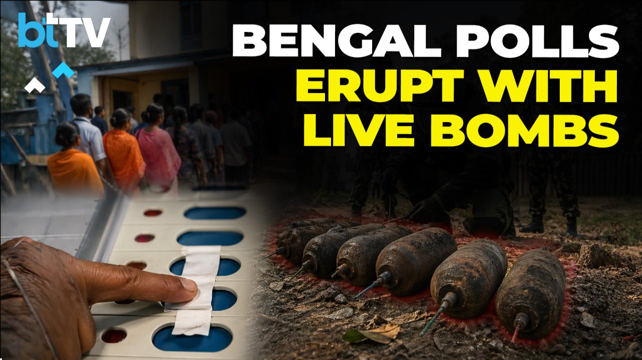 Bengal Phase 2 Polls Turn Violent: Clashes, Bomb Scare, EVM Row Trigger Tension Across State