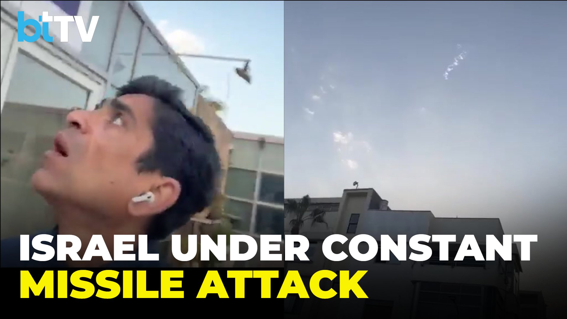 Missile Sirens Across Israel As Tel Aviv, Kiryat Shmona & Haifa Face Relentless Attacks