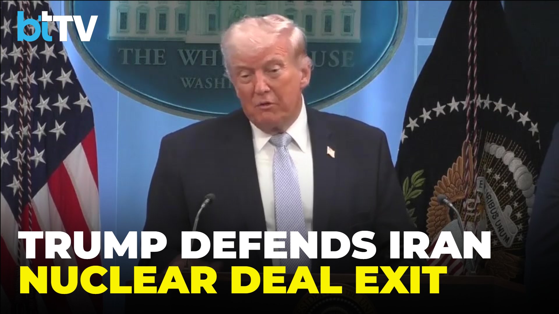 "It Was Obliteration": Trump Defends Iran’s Nuclear Deal Exit, Warns Of Iran Nuclear Threat