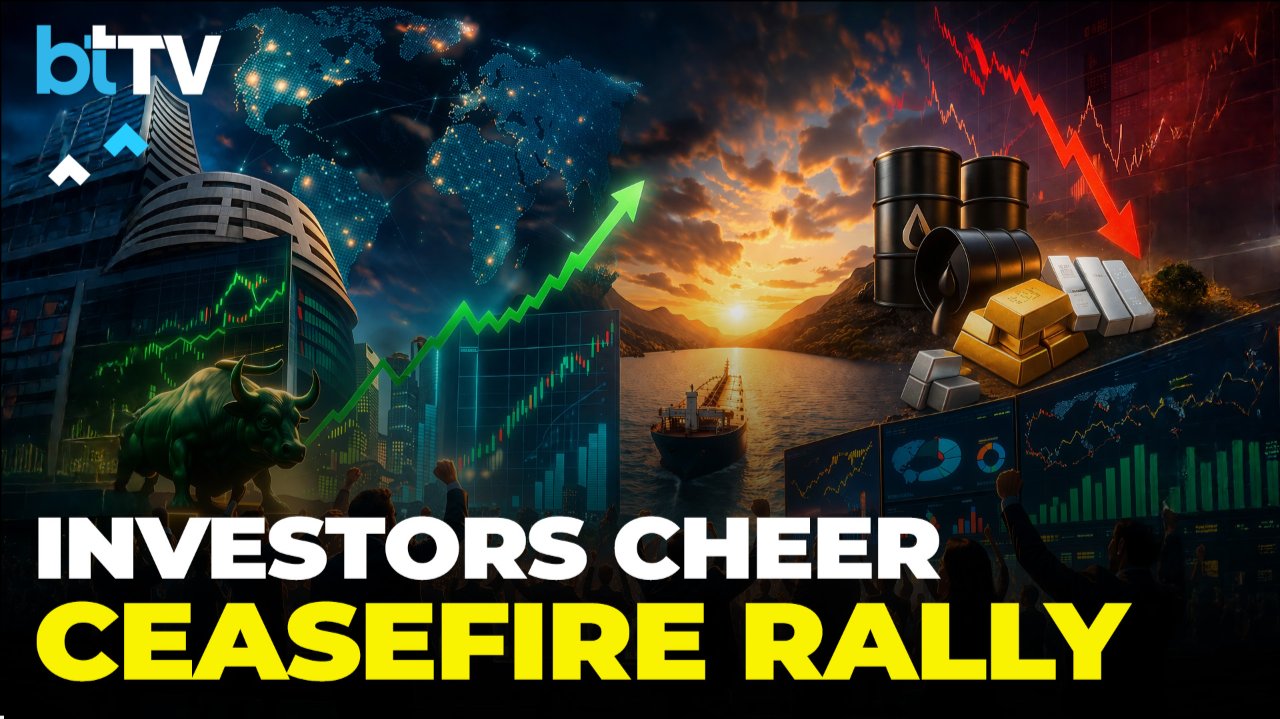 US-Iran Ceasefire Boosts Markets | Sensex Soars, O