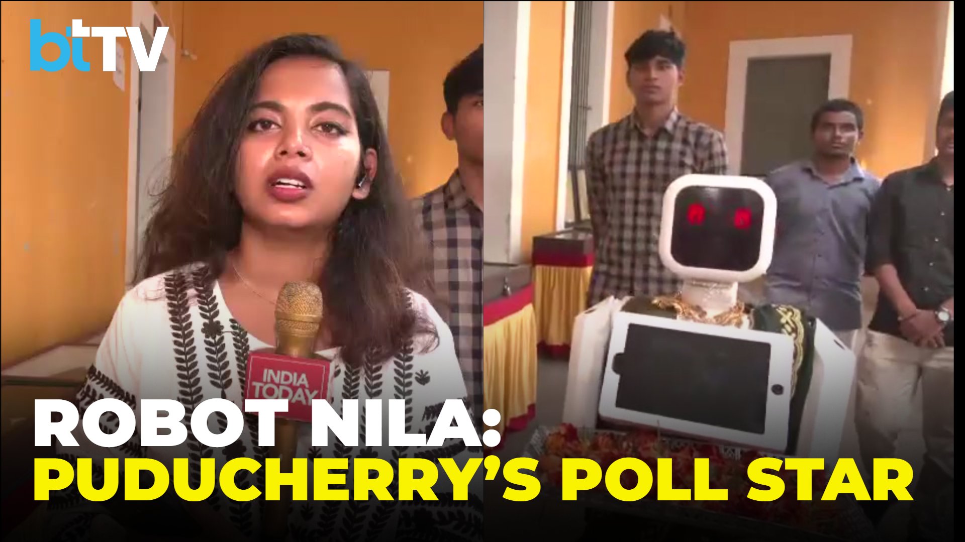 Meet ‘Robot Nila’: Puducherry’s High-Tech Poll Assistant Guiding Voters & Boosting Turnout