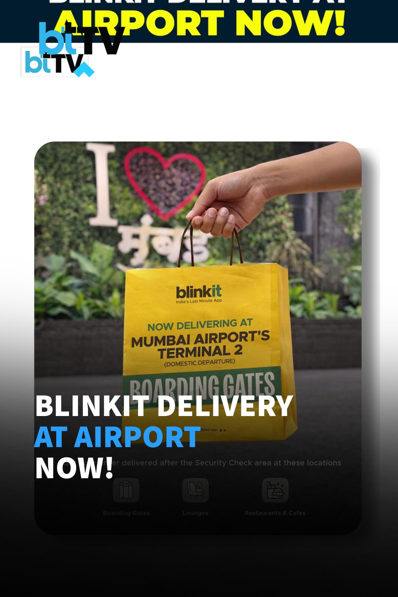 Blinkit Launches Instant Delivery At Mumbai Airport Terminal 2 For Last-Minute Travel Needs