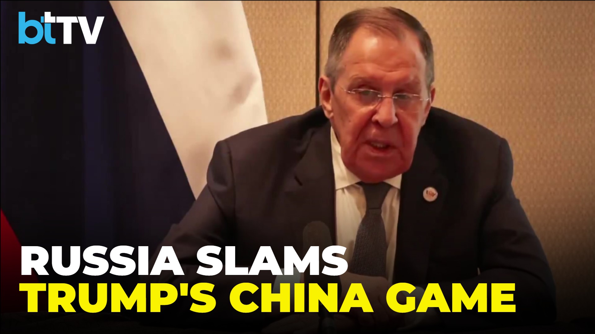 "We Won't Play Games", Says Russia's Lavrov On Trump-China Ties, Slamming U.S. "Divide & Conquer"