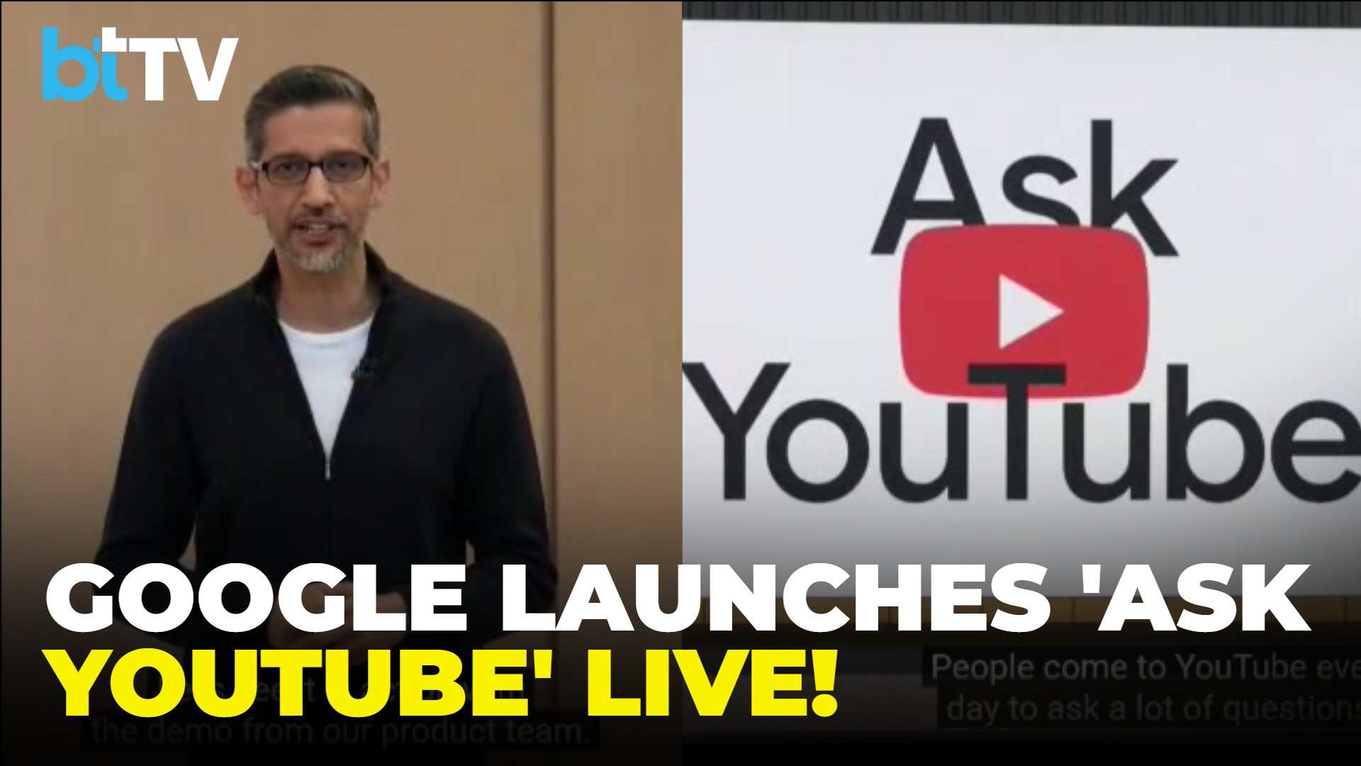 Sundar Pichai Unveils "Ask YouTube" And Revolutionary Voice-Powered "Docs Live" At Google I/O