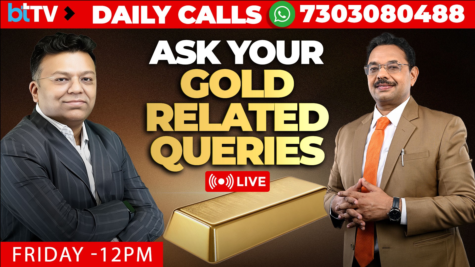Daily Calls LIVE: Ask Your Gold Related QUERIES | Gold Update LIVE | Share Market News Today