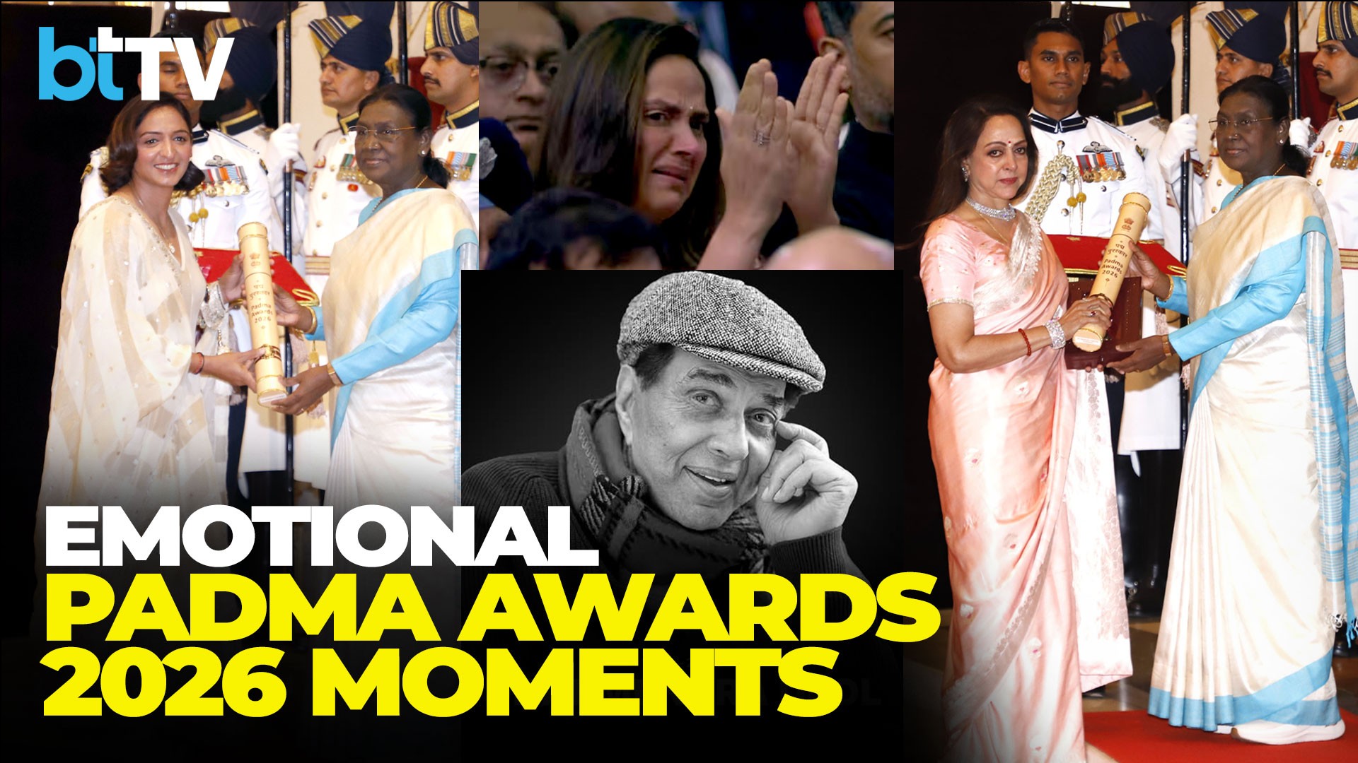 Padma Awards 2026 | Emotional Tributes, Standing Ovations & Iconic Honours At Rashtrapati Bhavan