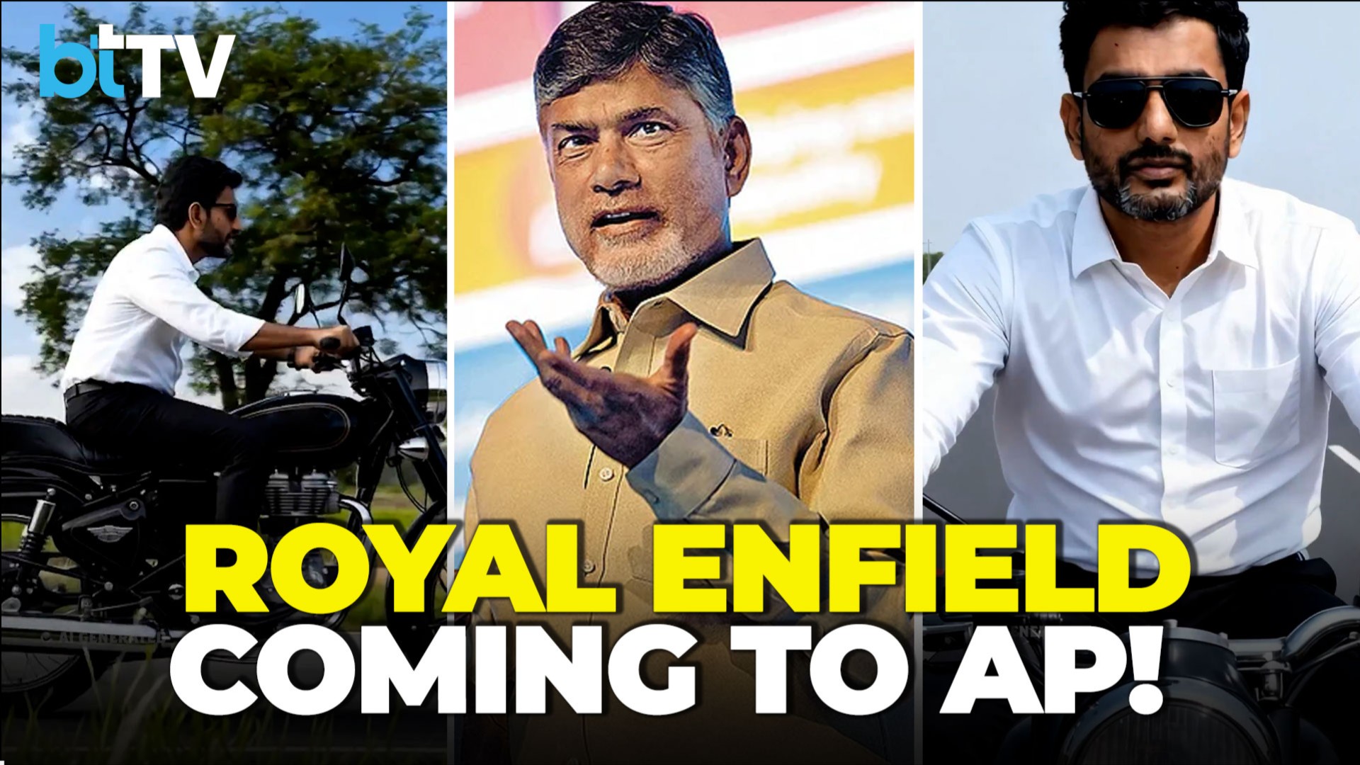 "I Rode It In College, Now I Brought It To AP": CM Naidu On Royal Enfield Deal